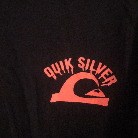 New Mens Quiksilver s/s Tee Black - Picture 5 of 6